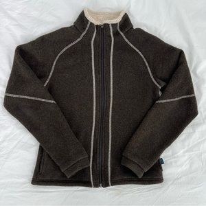 KÜHL Women's Alfpaca Fleece Full Zip
Jacket Dark Brown Size S